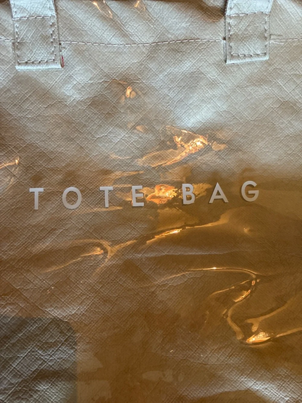 Beige Tote Bag